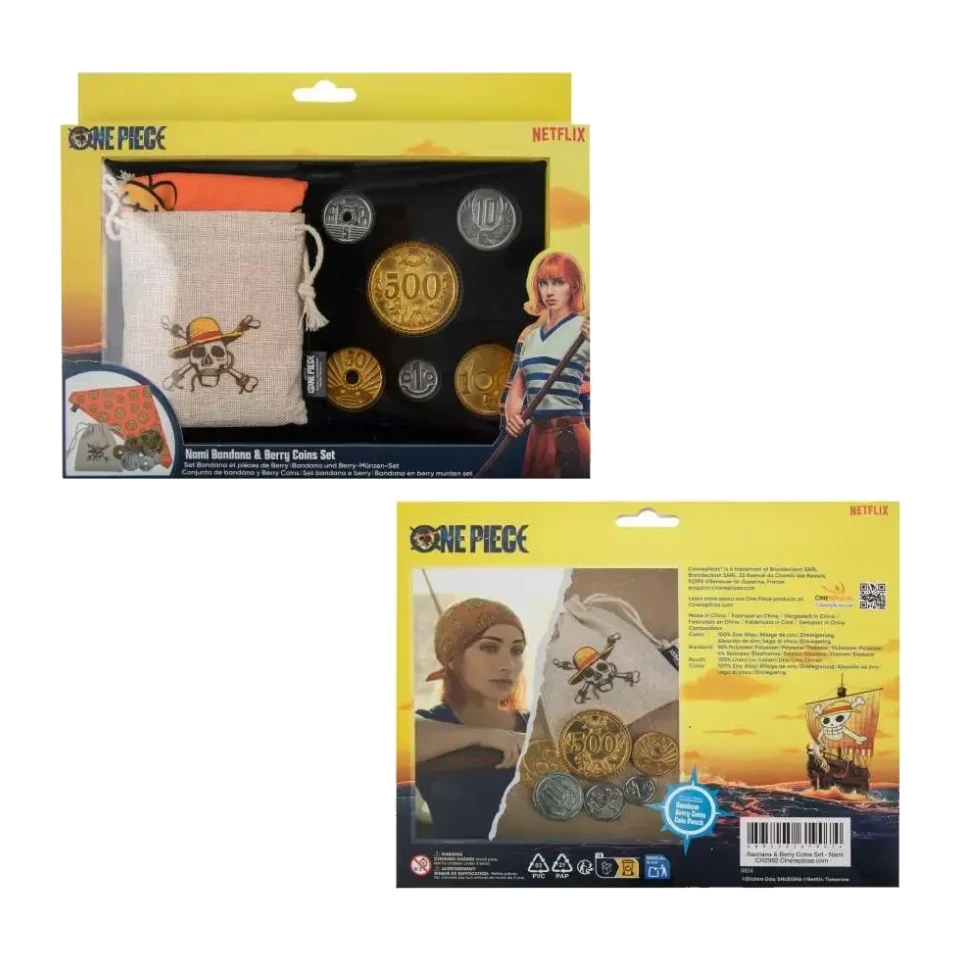 Set bandana de Nami et pièces de Berry – One Piece Netflix – vue 3