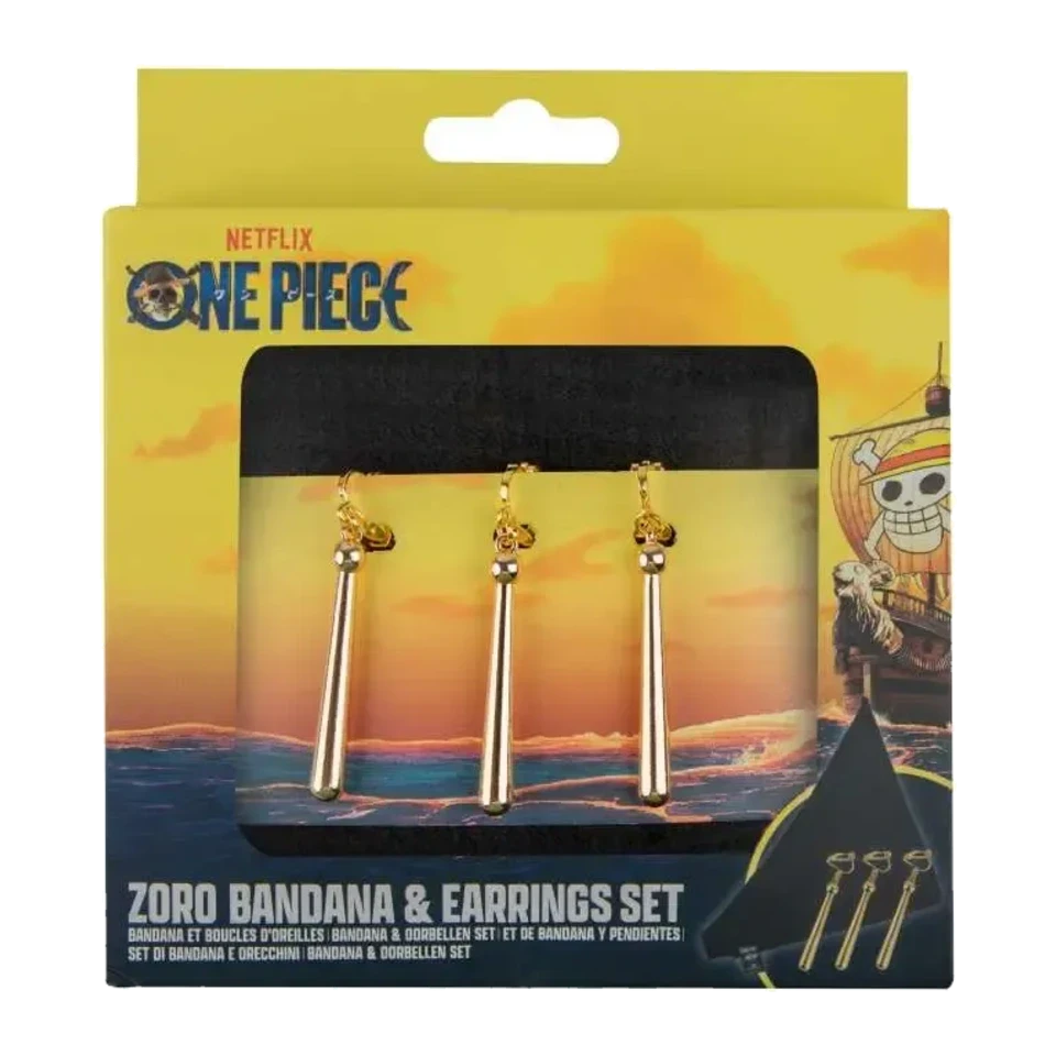 Set bandana et boucles d’oreilles – One Piece Netflix – vue 2