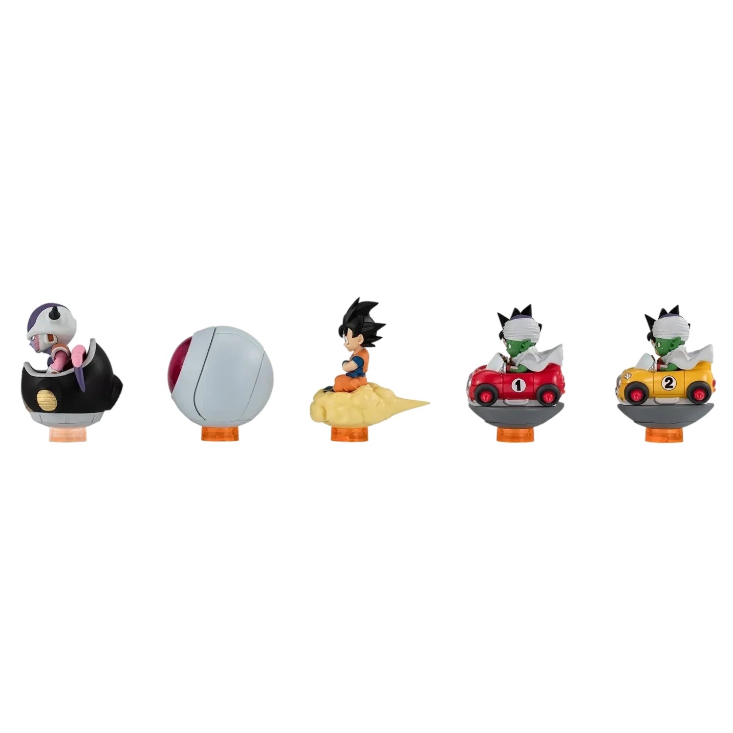 Set complet 5 figurines Yuracolle Dragon Ball Z Collection 01 (MegaHouse) – vue 2