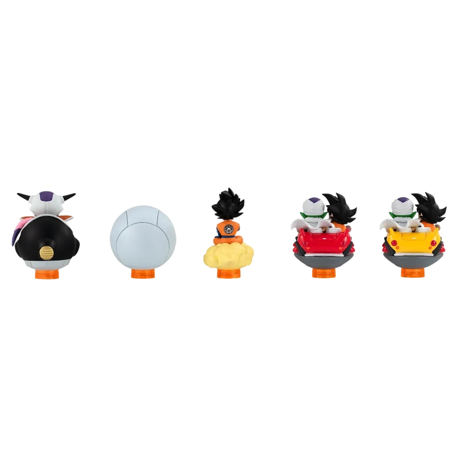 Set complet 5 figurines Yuracolle Dragon Ball Z Collection 01 (MegaHouse) – vue 3