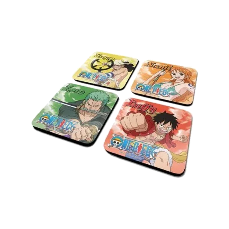 Set de sous-verres personnages – One Piece – vue 2