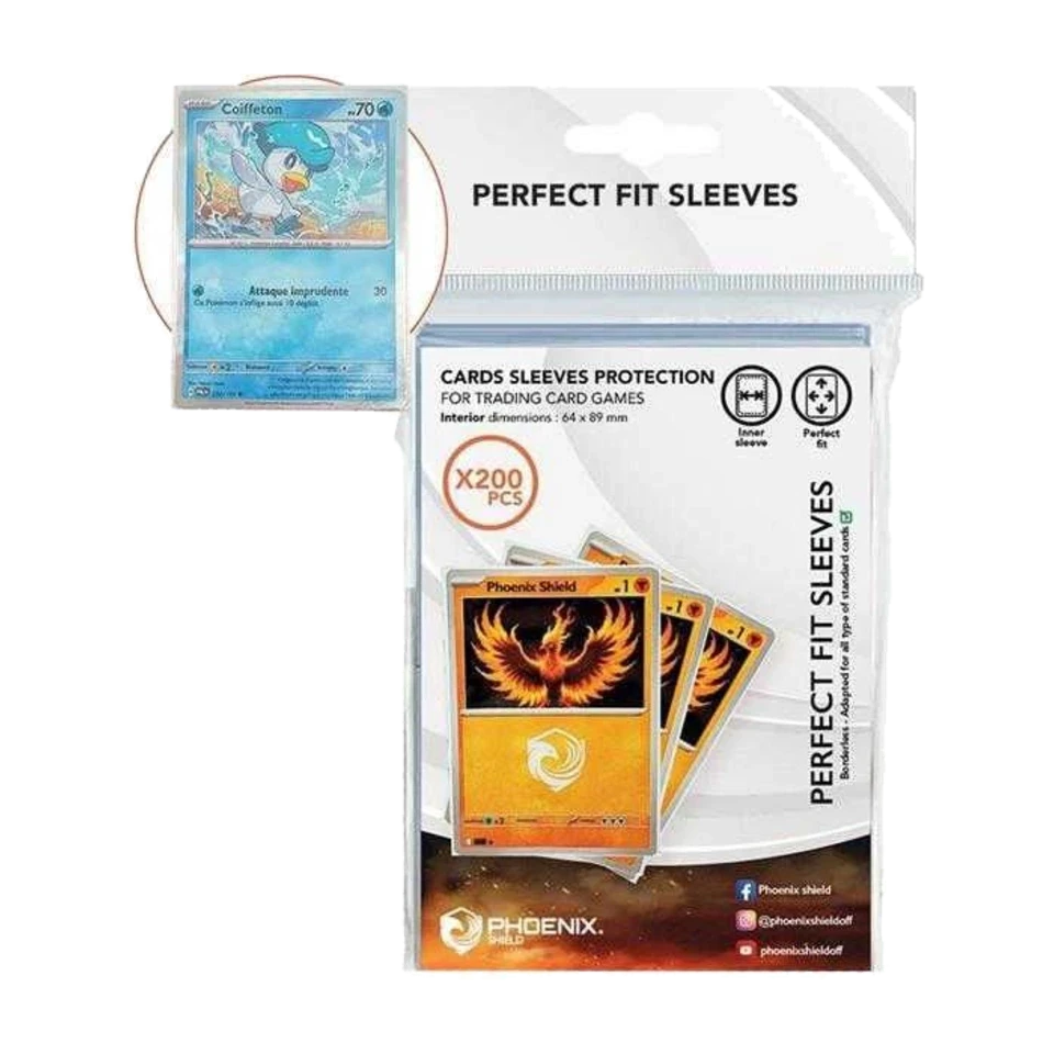 Sleeves Perfect Fit Format Standard 64 x 89 mm Phoenix Shield x200