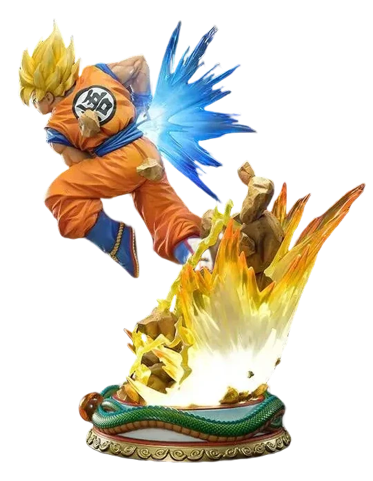 Statue Son Goku Super Saiyan 63 cm Dragon Ball Z (Prime 1 Studio x MegaHouse) – vue 3
