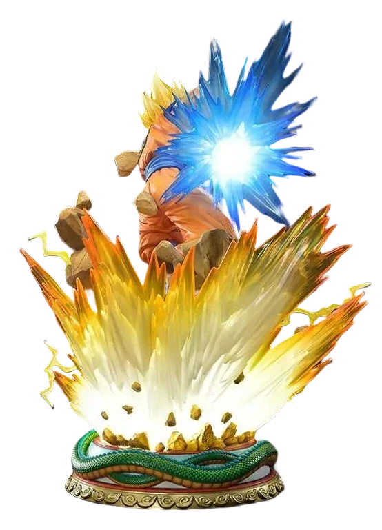 Statue Son Goku Super Saiyan 63 cm Dragon Ball Z (Prime 1 Studio x MegaHouse) – vue 4