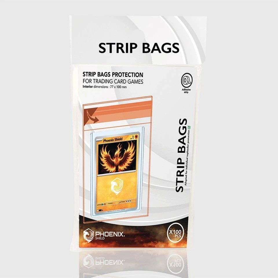 Strip Bags pour Toploaders Phoenix Shield x100