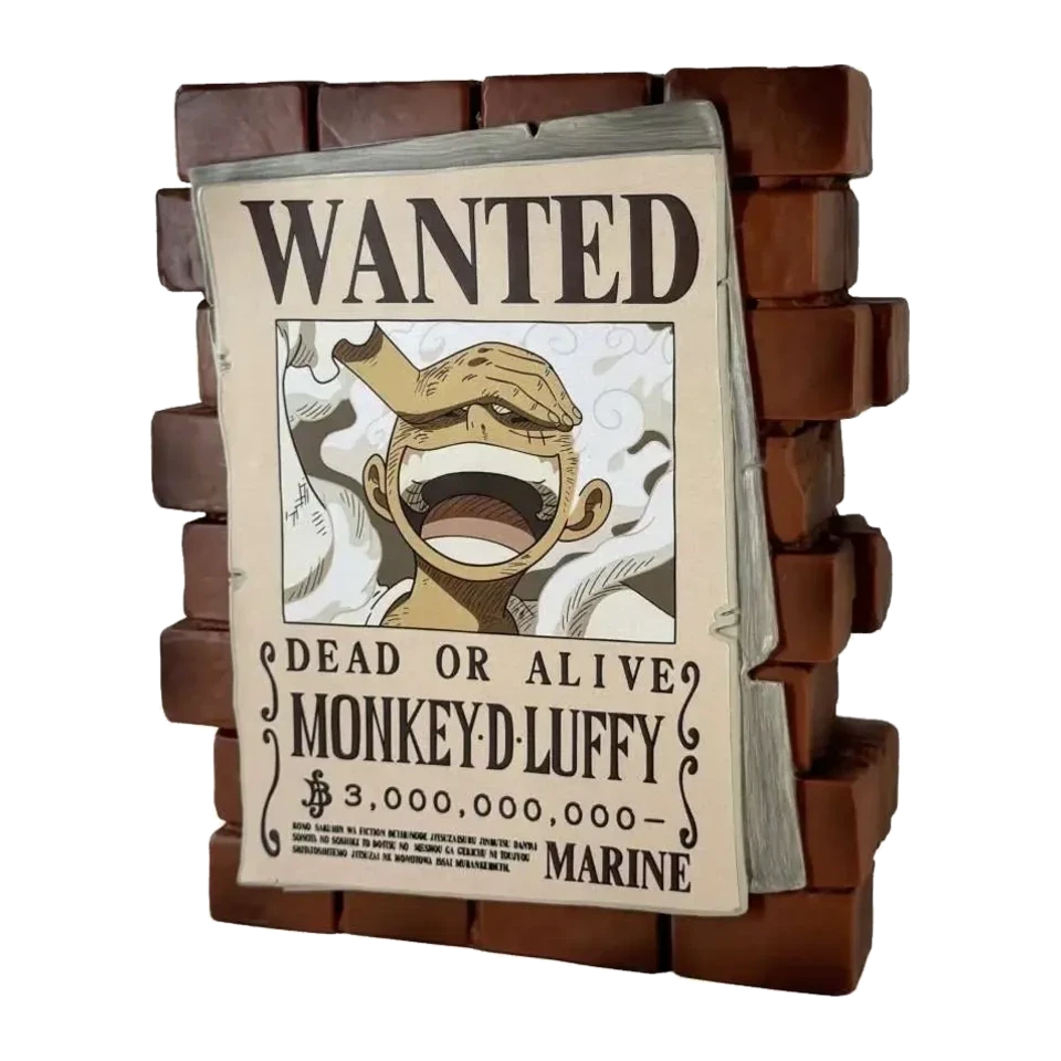 Tirelire avis de recherche Luffy – One Piece – vue 3