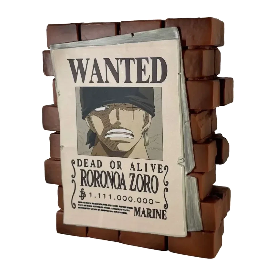 Tirelire avis de recherche Zoro – One Piece – vue 3