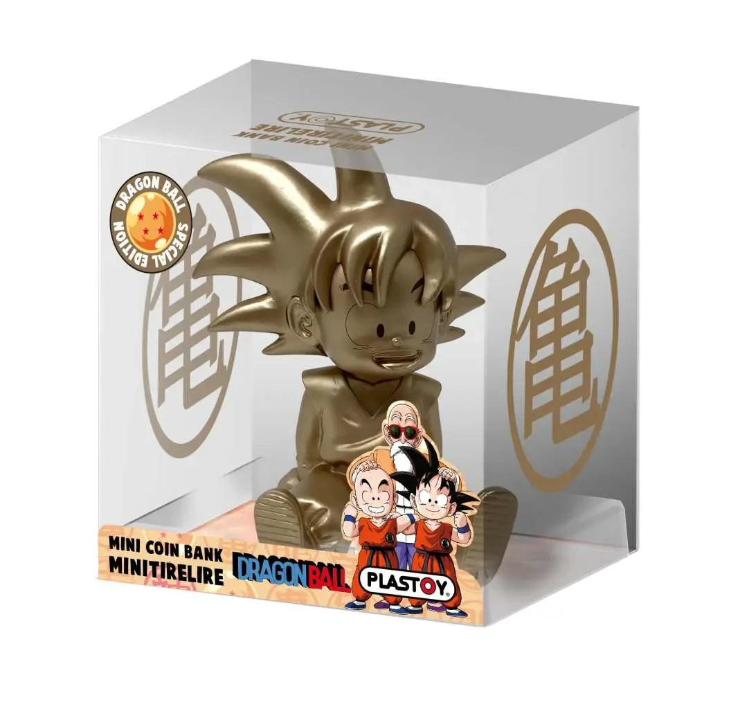Tirelire Son Goku édition spéciale dorée Dragon Ball (Plastoy) – vue 2