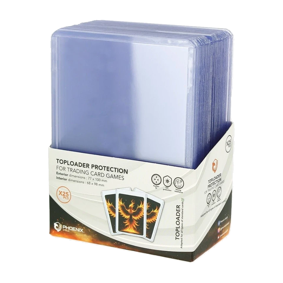 Toploaders 3" x 4" Clear Regular Phoenix Shield x25