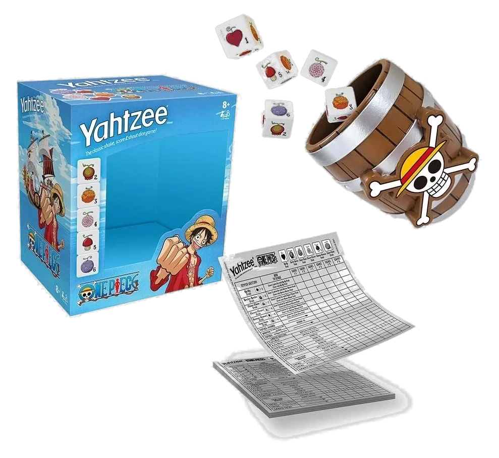 Yahtzee One Piece (Winning Moves) – contenu de la boîte