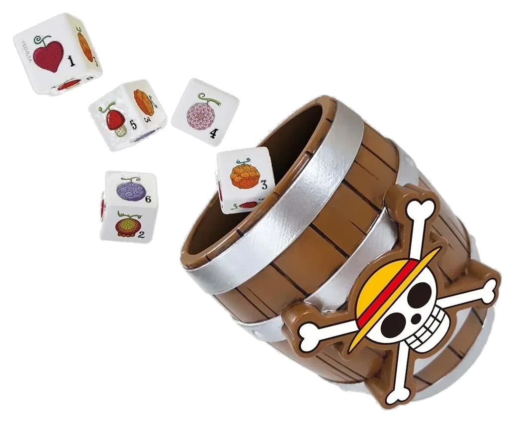 Yahtzee One Piece (Winning Moves) – tonneau et dés
